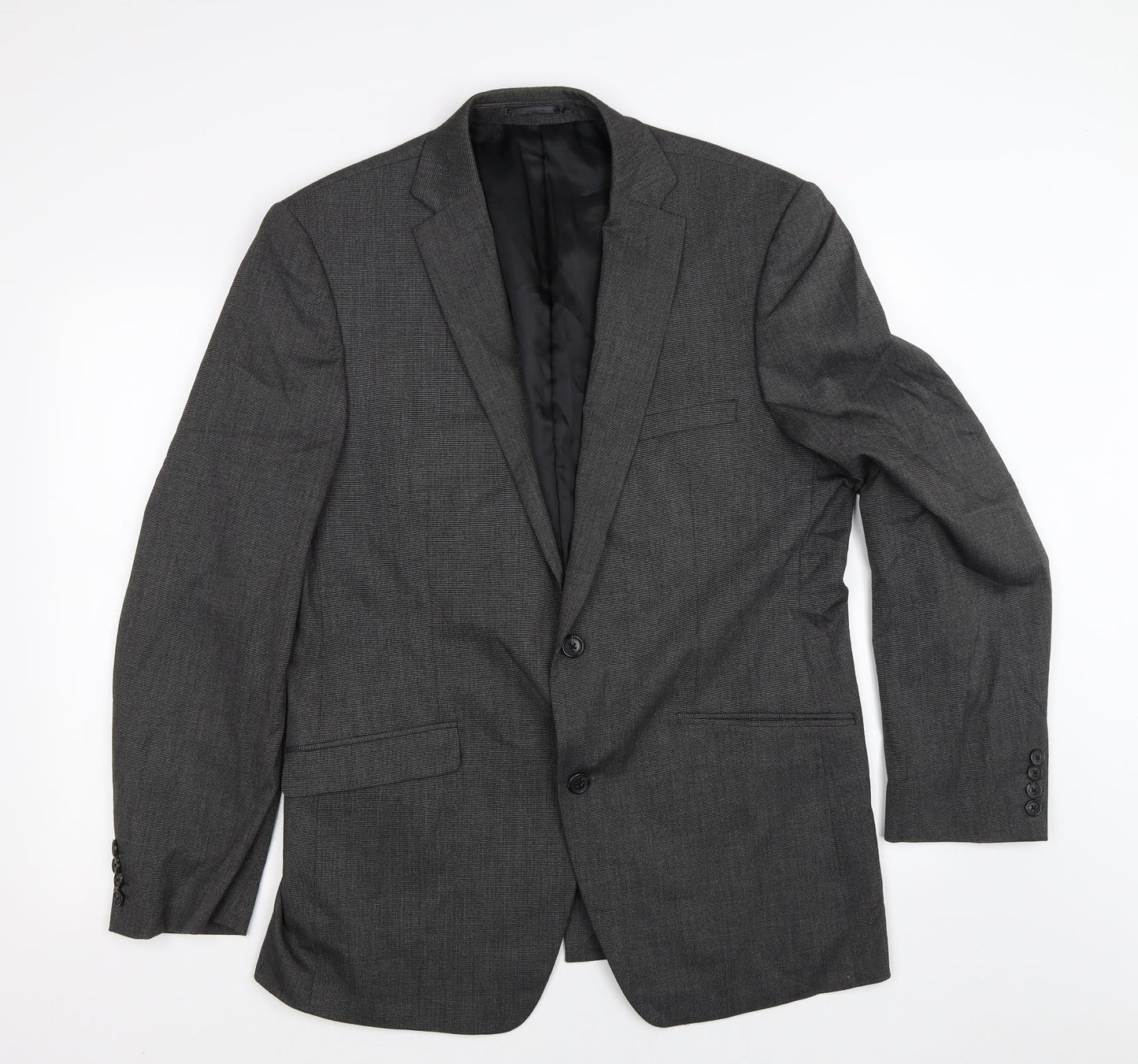 Apollo Mens Grey   Jacket Suit Jacket Size 40