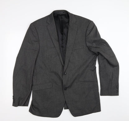 Apollo Mens Grey   Jacket Suit Jacket Size 40