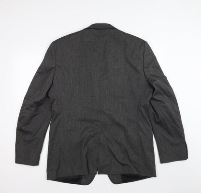 Apollo Mens Grey   Jacket Suit Jacket Size 40