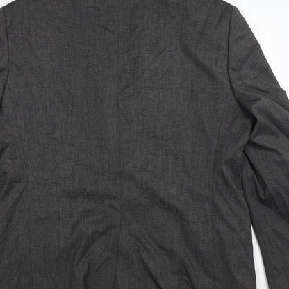 Apollo Mens Grey   Jacket Suit Jacket Size 40