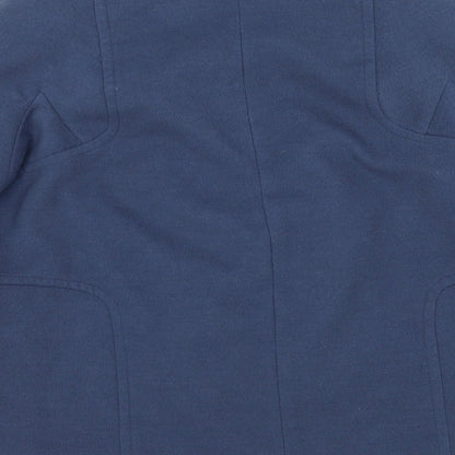 Klass Womens Blue   Overcoat Coat Size 14