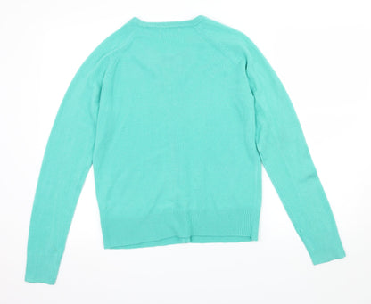 Sarah Hamilton Womens Green  Knit Cardigan Jumper Size S