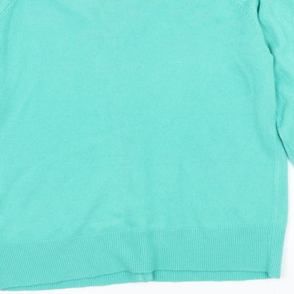Sarah Hamilton Womens Green  Knit Cardigan Jumper Size S