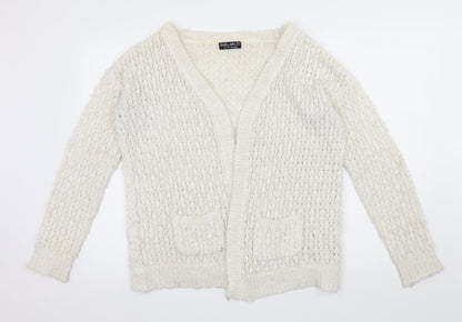 Select Womens Ivory  Knit Cardigan Jumper Size 12