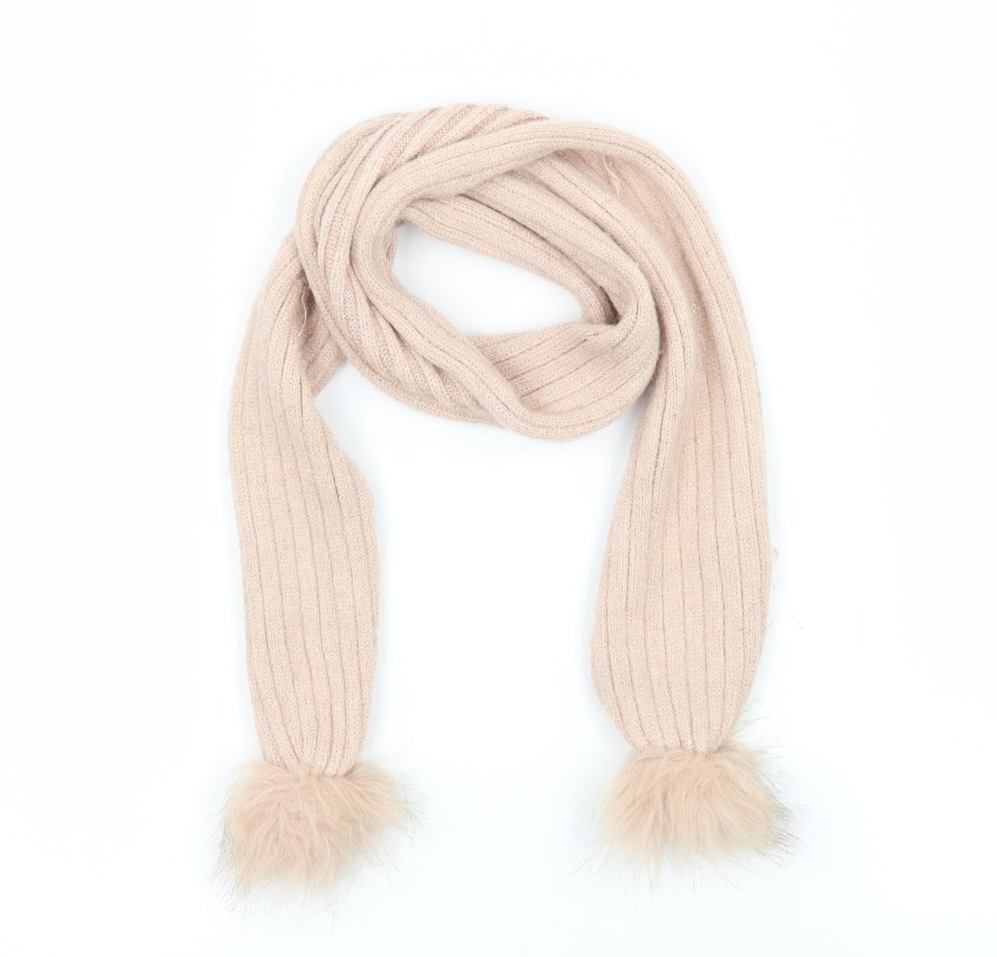 Primark Girls Beige  Knit Scarf Scarves & Wraps One Size