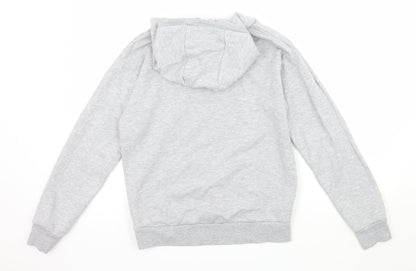 Primark Womens Grey  Jersey Pullover Hoodie Size 4