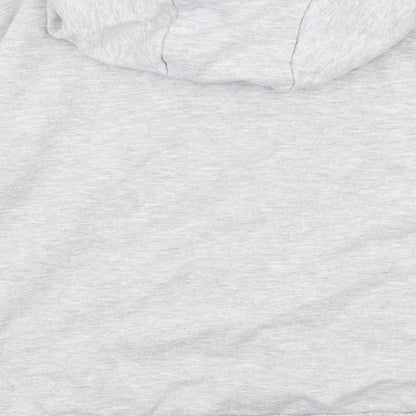 Primark Womens Grey  Jersey Pullover Hoodie Size 4