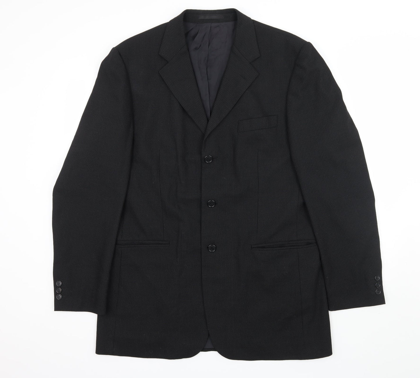 Mens UK Size L Burton Regular Black Suit Jacket
