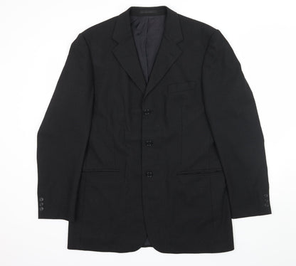 Mens UK Size L Burton Regular Black Suit Jacket
