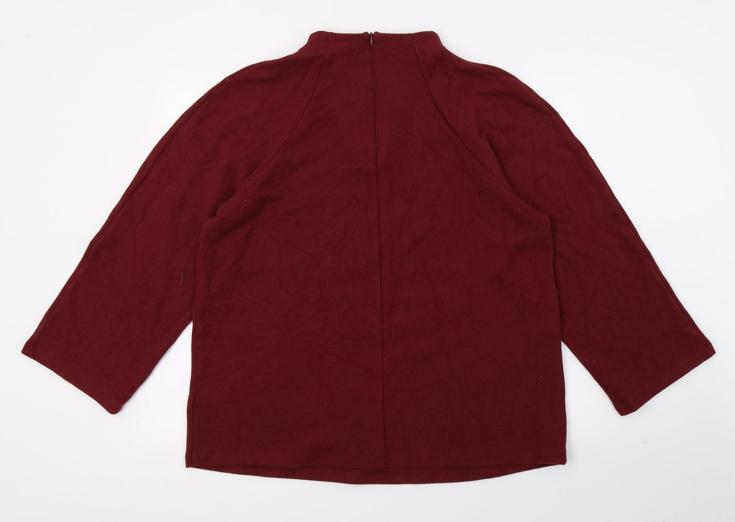 Womens UK Size 16 Marks and Spencer Red Pullover Sweatshirt