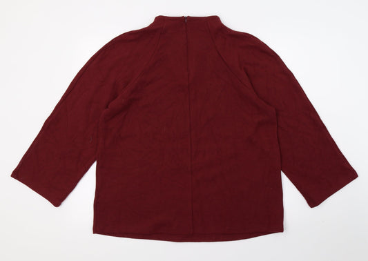 Womens UK Size 16 Marks and Spencer Red Pullover Sweatshirt