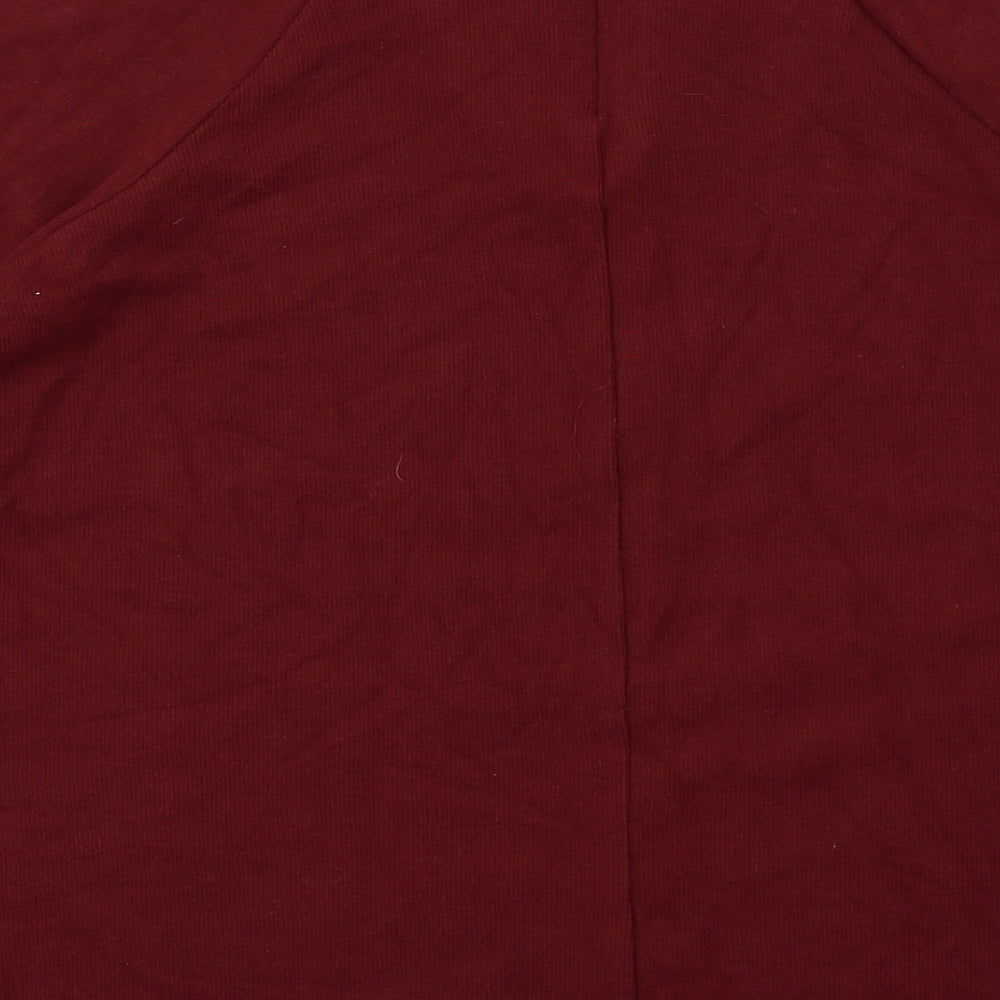 Womens UK Size 16 Marks and Spencer Red Pullover Sweatshirt