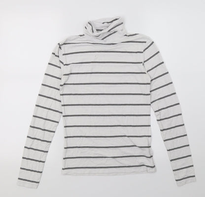 Womens UK Size XS Dotti White Basic T-Shirt