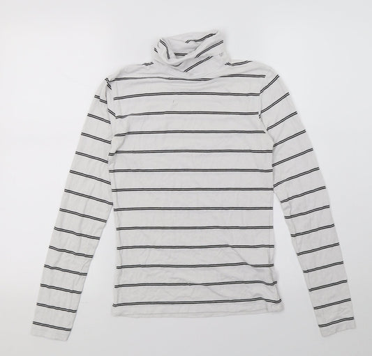 Womens UK Size XS Dotti White Basic T-Shirt