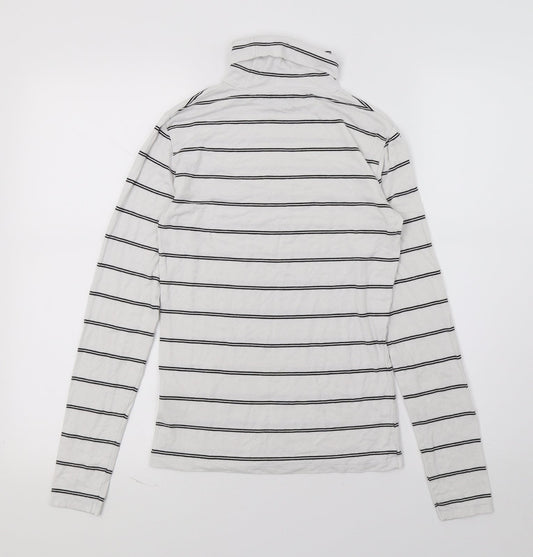 Womens UK Size XS Dotti White Basic T-Shirt