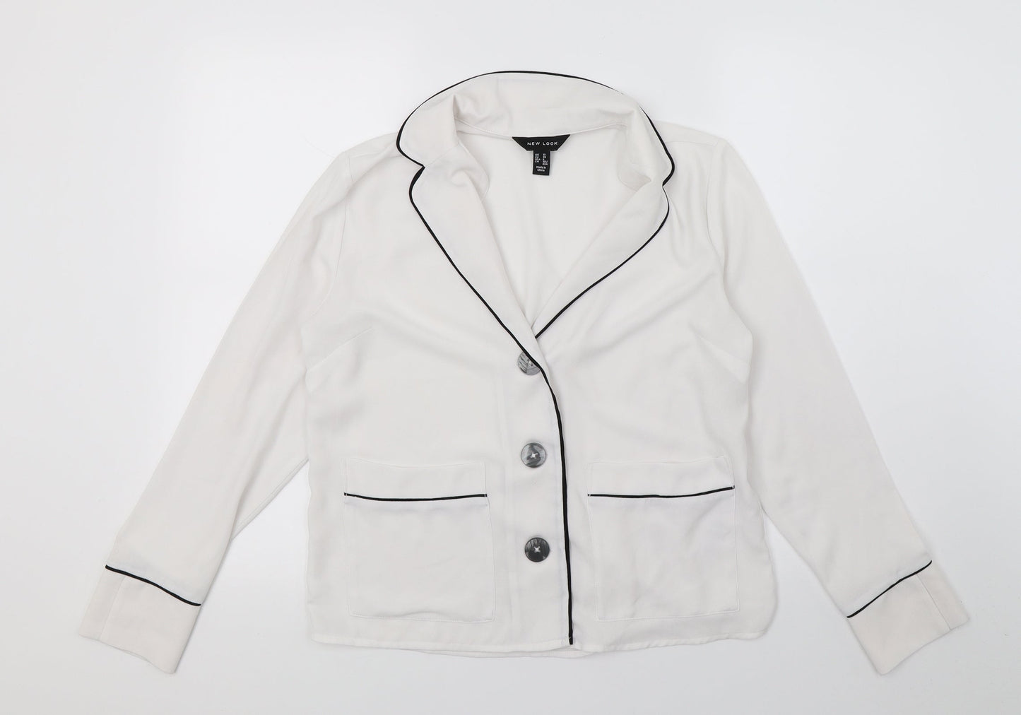 Womens UK Size 10 New Look White Jacket