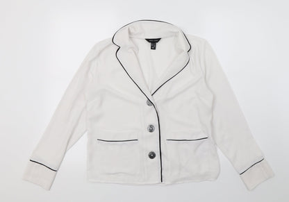 Womens UK Size 10 New Look White Jacket