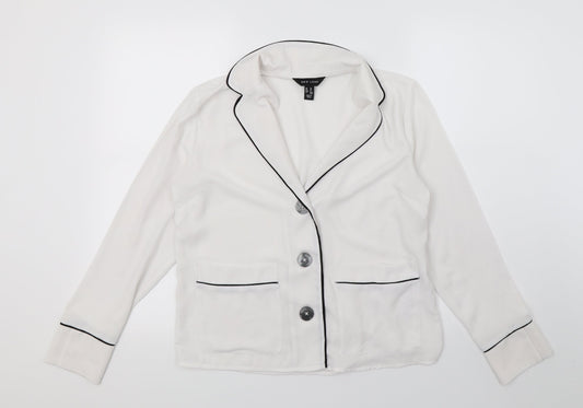 Womens UK Size 10 New Look White Jacket