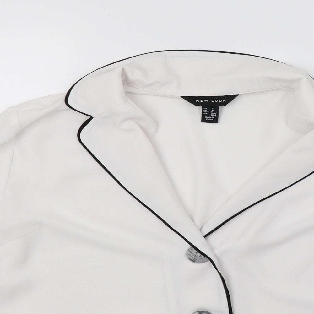Womens UK Size 10 New Look White Jacket