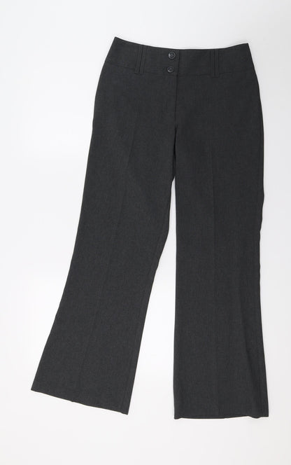 Womens UK Size 8 Papaya Regular Fit  Grey Trousers