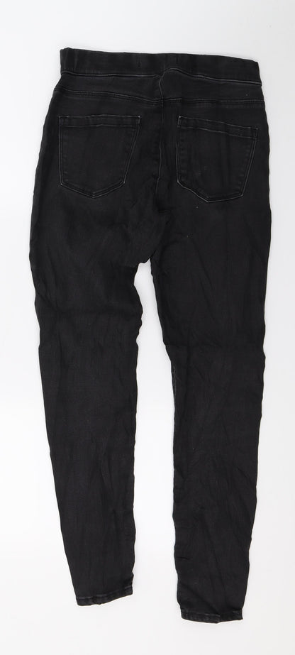 George Womens Grey  Denim Jegging Jeans Size 10 L27 in