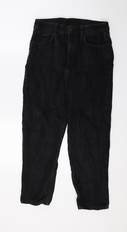 Reclaimed Vintage Womens Black  Denim Straight Jeans Size 30 in L26 in