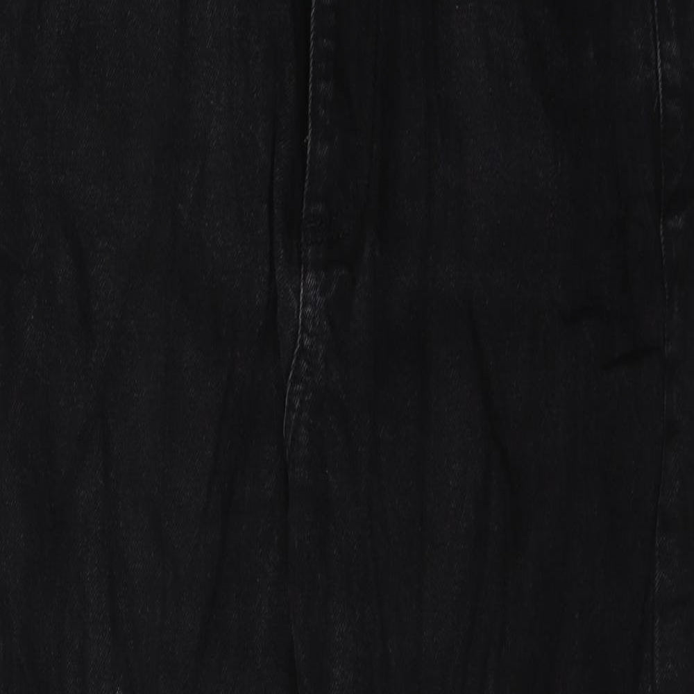 Reclaimed Vintage Womens Black  Denim Straight Jeans Size 30 in L26 in