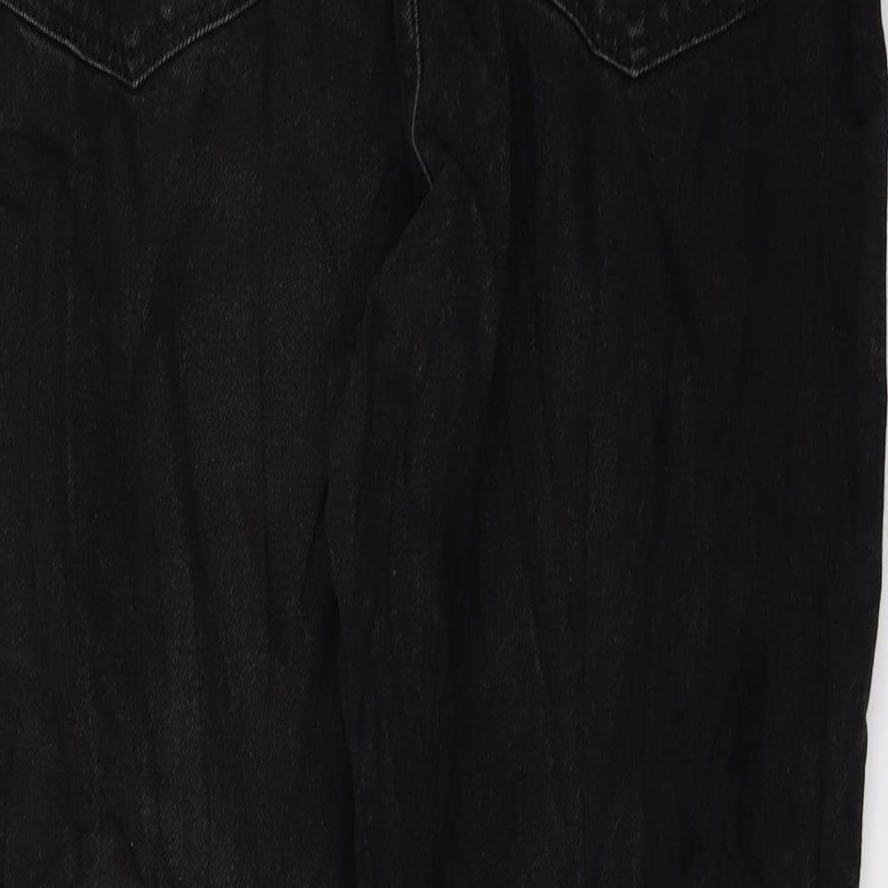 Reclaimed Vintage Womens Black  Denim Straight Jeans Size 30 in L26 in