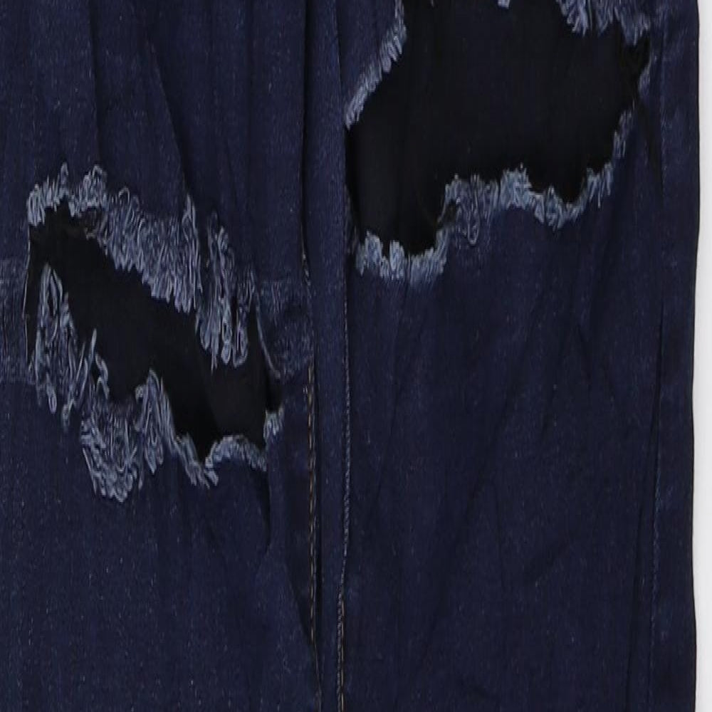 Denim & Co. Womens Blue  Denim Skinny Jeans Size 8 L29 in