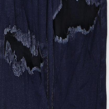 Denim & Co. Womens Blue  Denim Skinny Jeans Size 8 L29 in