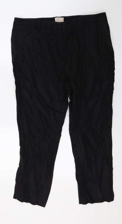 Kley Womens Black   Trousers  Size 18 L26 in