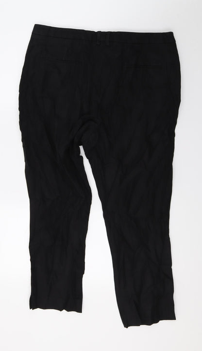 Kley Womens Black   Trousers  Size 18 L26 in