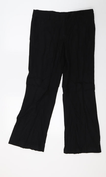 George Womens Black   Trousers  Size 12 L29 in