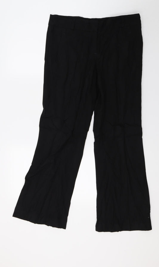 George Womens Black   Trousers  Size 12 L29 in