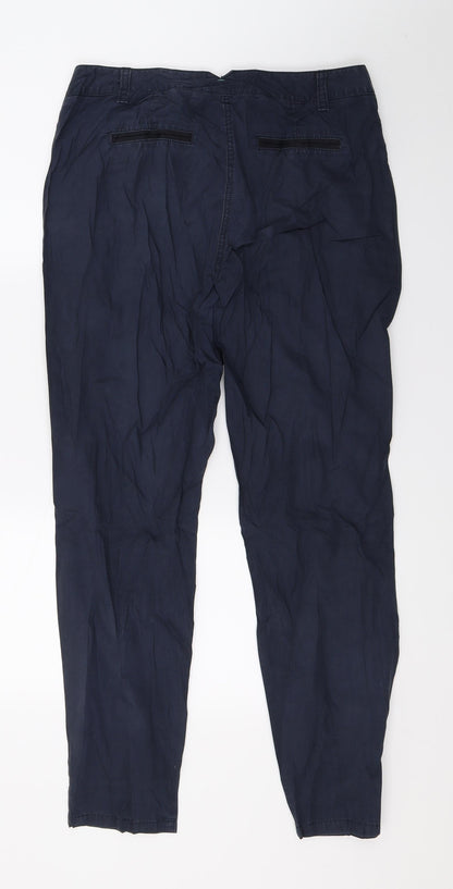 Womens UK Size 12 NEXT Regular Fit  Blue Trousers