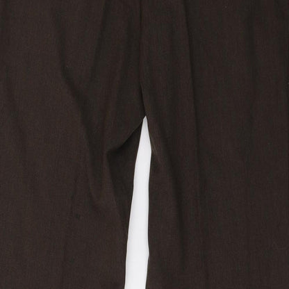 Womens UK Size 16 Marks and Spencer Regular Fit  Brown Trousers