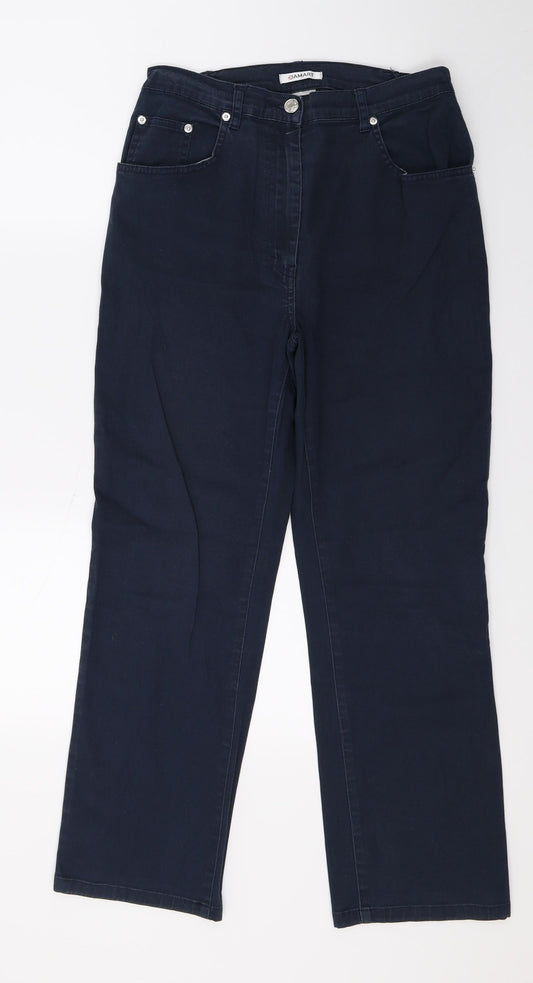 Damart Womens Blue  Denim Cropped Jeans Size 10 L27 in