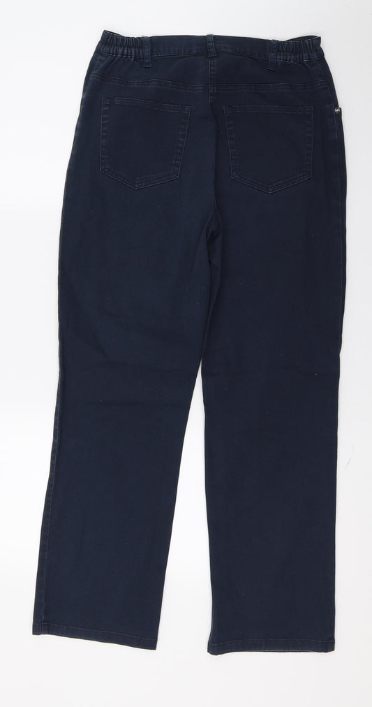 Damart Womens Blue  Denim Cropped Jeans Size 10 L27 in