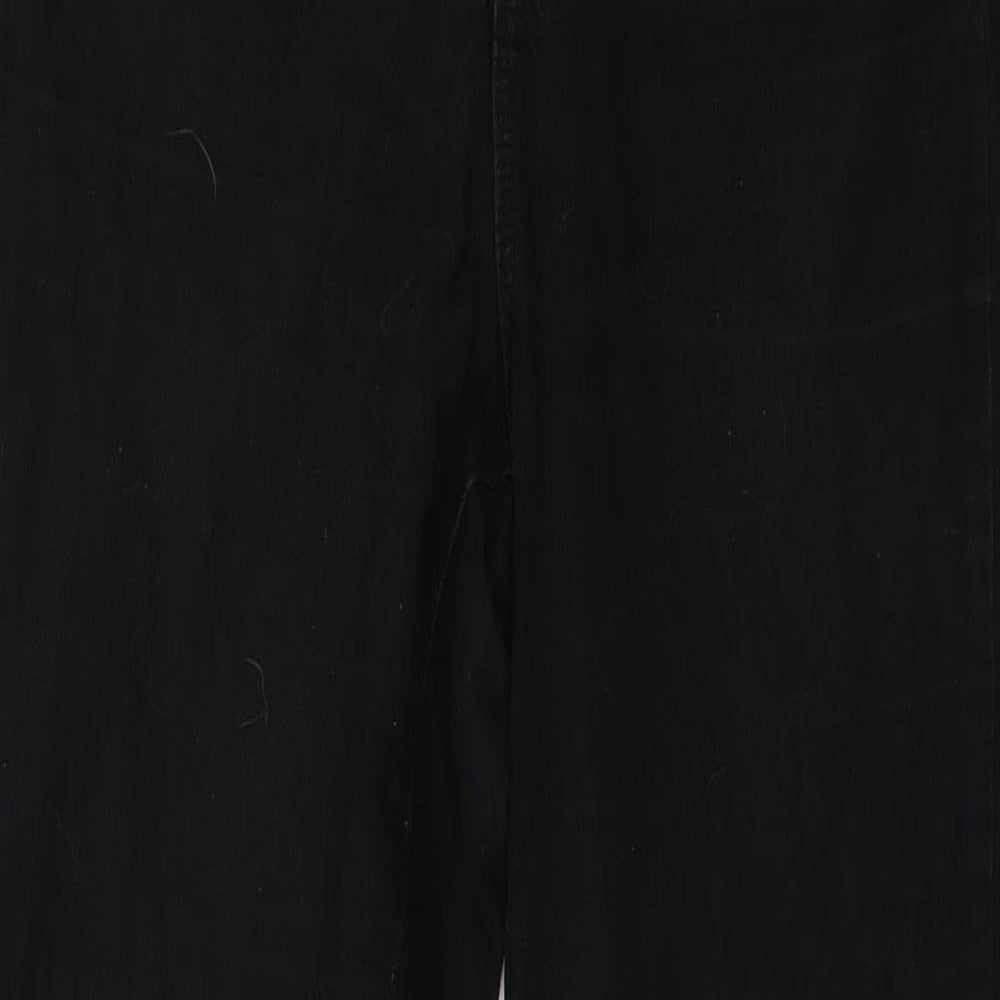 Denim & Co. Womens Black  Denim Skinny Jeans Size 10 L27 in
