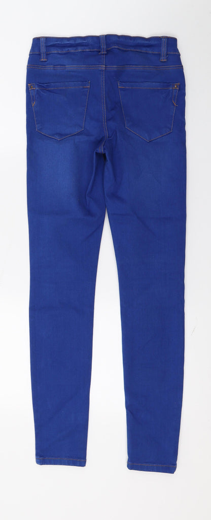 New Look Womens Blue  Denim Skinny Jeans Size 6 L29 in