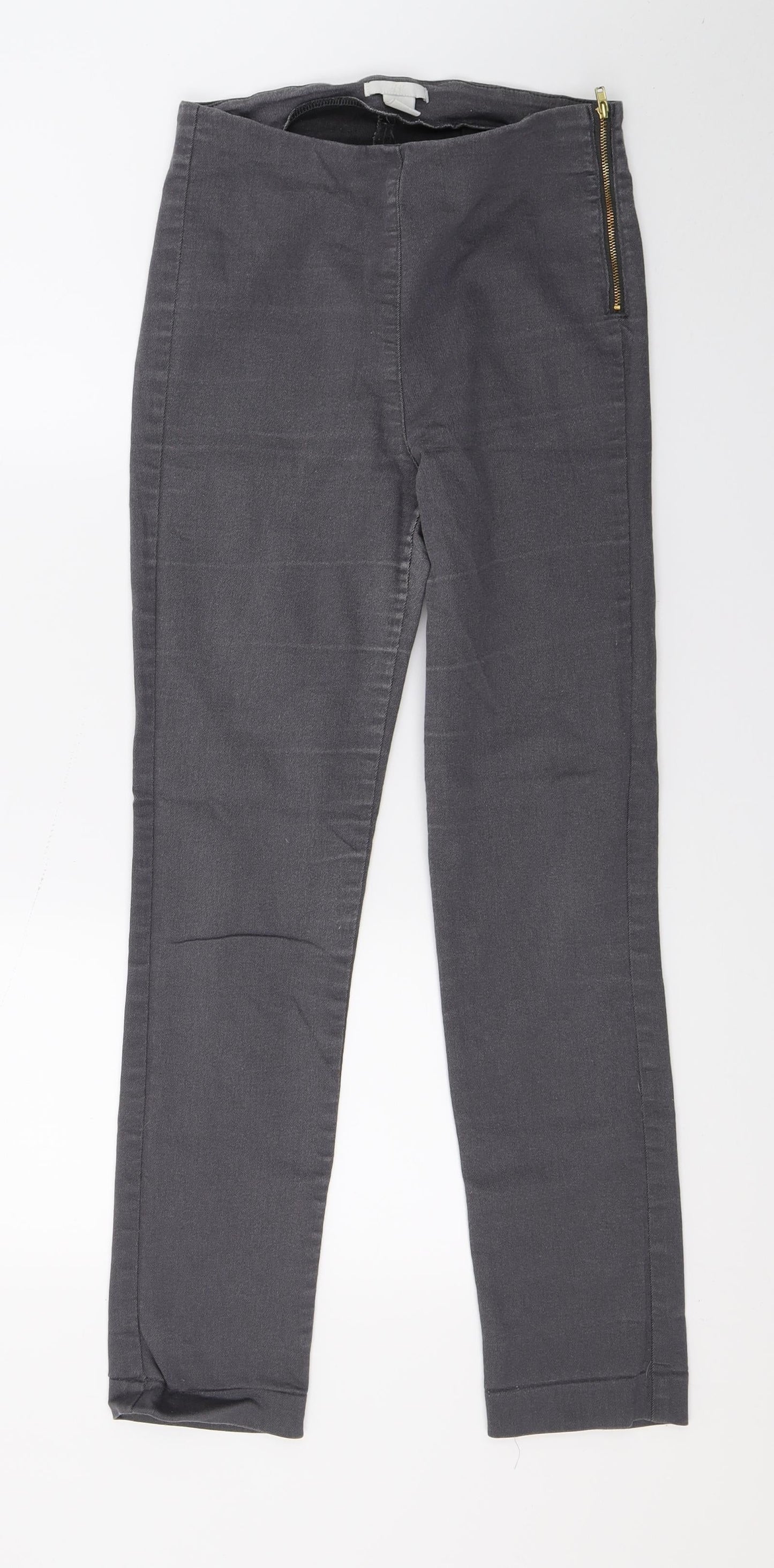 Womens UK Size 8 H&M Regular Fit Jegging Grey Jeans