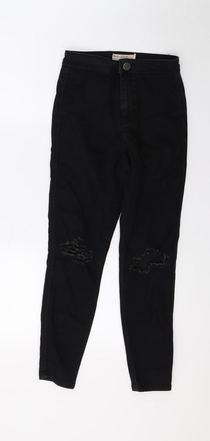 ASOS Womens Black  Denim Skinny Jeans Size 26 in L28 in
