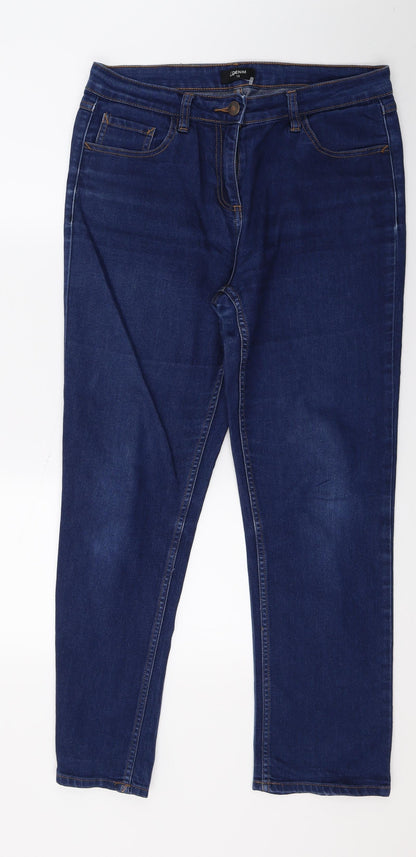 Matalan Womens Blue  Denim Skinny Jeans Size 12 L28 in