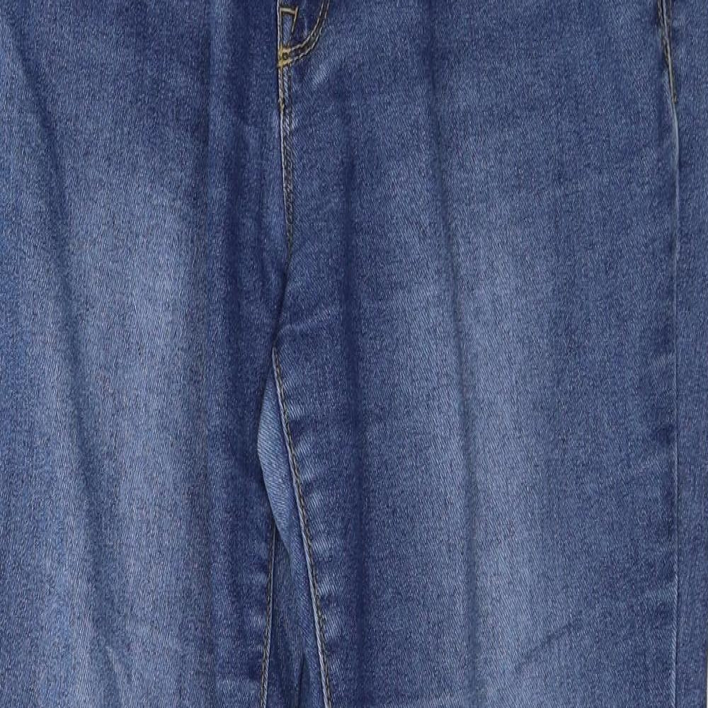 Lwie Womens Blue  Denim Straight Jeans Size 10 L30 in
