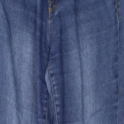 Lwie Womens Blue  Denim Straight Jeans Size 10 L30 in