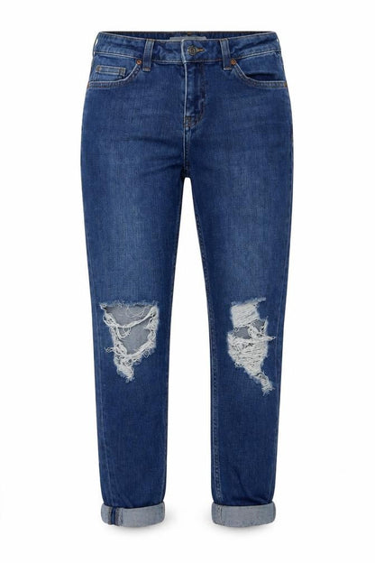 Womens UK Size 26 in Topshop Regular Fit Straight Blue Jeans