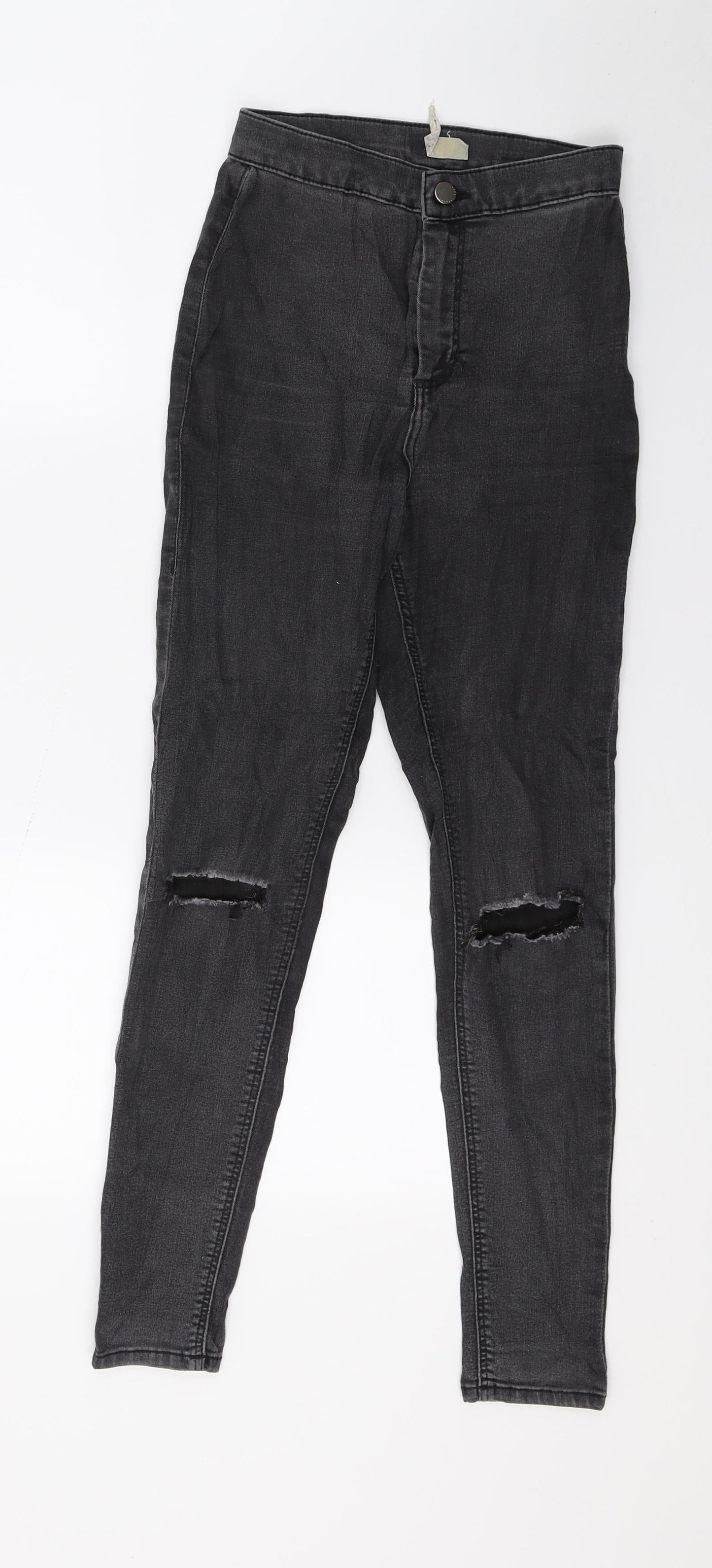 Womens UK Size 26 in Topshop Regular Fit Skinny Grey Jeans