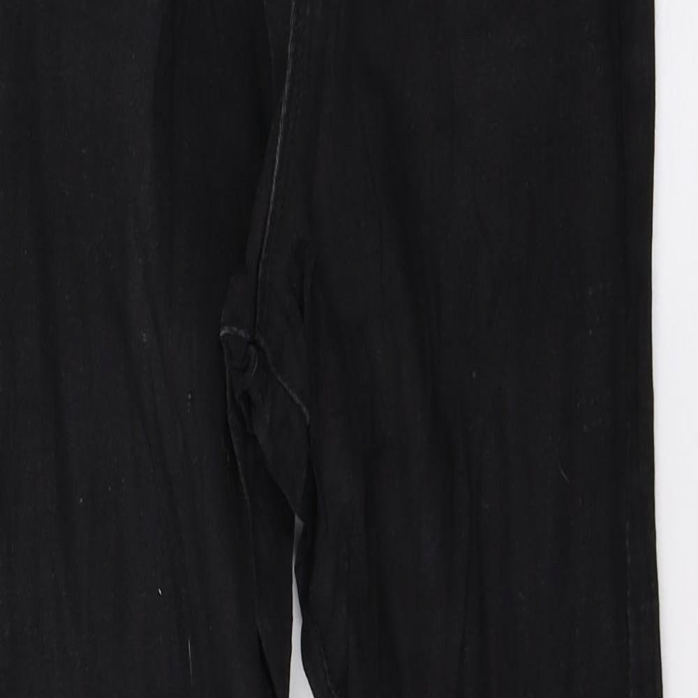 Denim & Co. Womens Black  Denim Skinny Jeans Size 12 L29 in