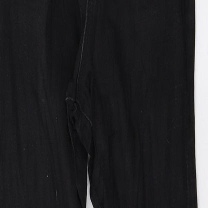 Denim & Co. Womens Black  Denim Skinny Jeans Size 12 L29 in