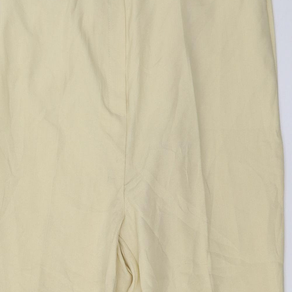 Trevira Womens Yellow   Trousers  Size 34 in L26 in